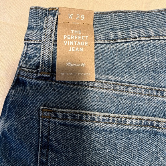 NWT Madewell Perfect Vintage Jean | Banner Wash - Picture 4 of 10